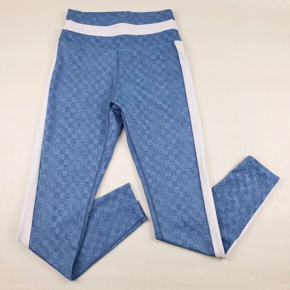 Beach Riot Elena Denim Daze Legging Womens Medium Blue High Rise Stretch Active - Picture 2 of 12